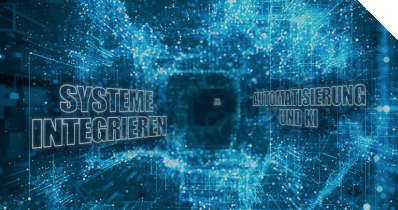 Kamerafahrt durch einen digitalen Raum mit der Headline: "Der richtige Fokus".