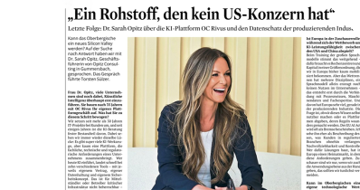 Ein Ausschnitt des Artikels mit dem Interview