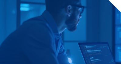 Ein Softwareteam im Gespräch