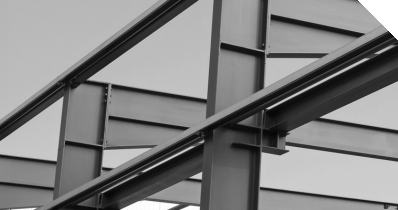 Der Ausschnitt eines Architekturgerüsts