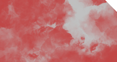 Ein wolkenbehangener Himmel in Rot