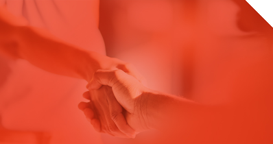 Zwei Hände, die gereicht werden