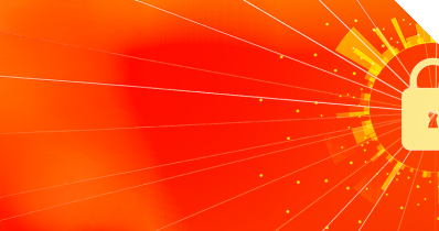 Ein Vorhängeschloss, das nach allen Seiten ausstrahlt als Symbol für die sichere Sovereign CloudCloud