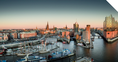 Foto der Hamburger Skyline
