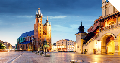 Foto der Krakauer Innenstadt
